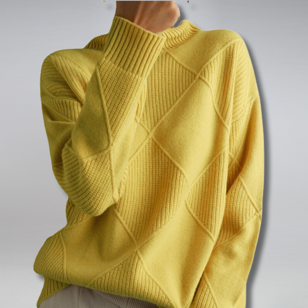 Ilse™ - Cashmere Roll Neck Jumper